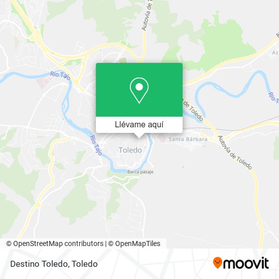 Mapa Destino Toledo