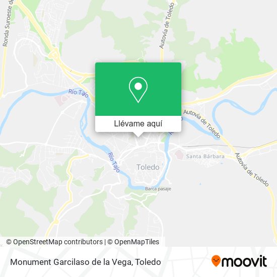 Mapa Monument Garcilaso de la Vega