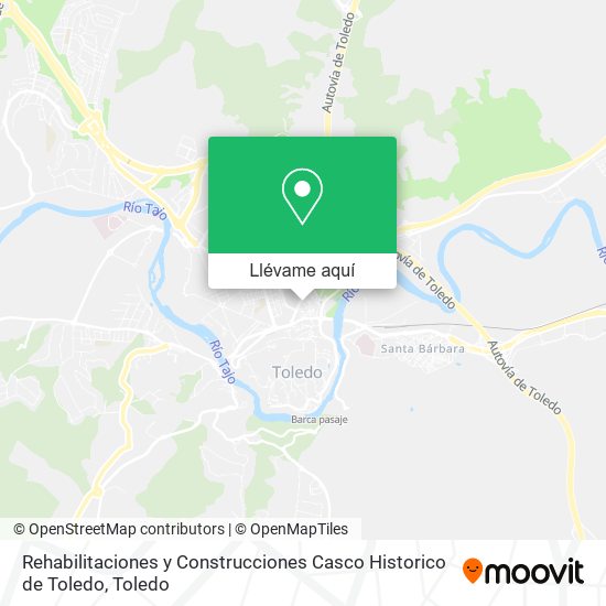Mapa Rehabilitaciones y Construcciones Casco Historico de Toledo