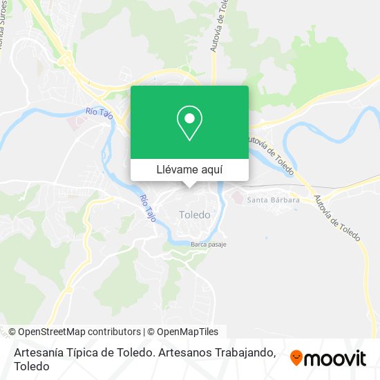 Mapa Artesanía Típica de Toledo. Artesanos Trabajando