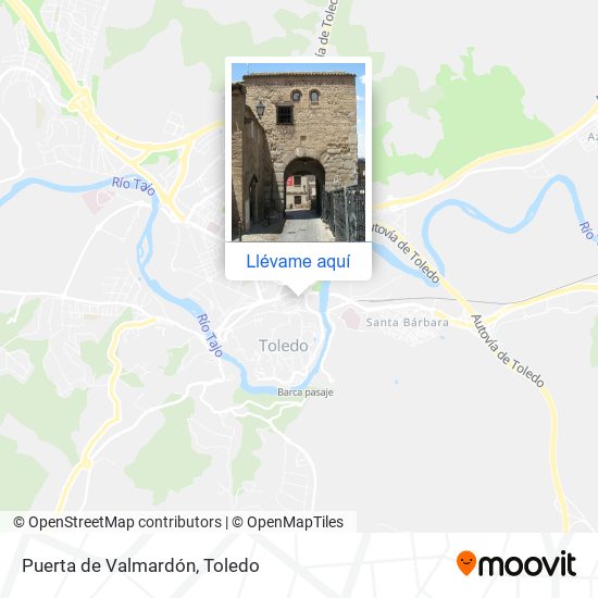 Mapa Puerta de Valmardón