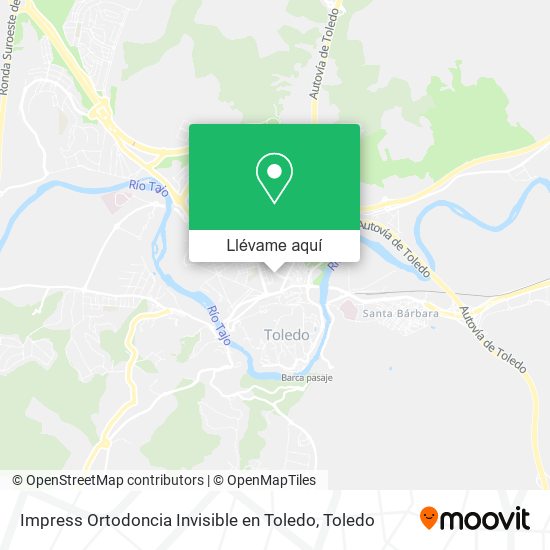 Mapa Impress Ortodoncia Invisible en Toledo