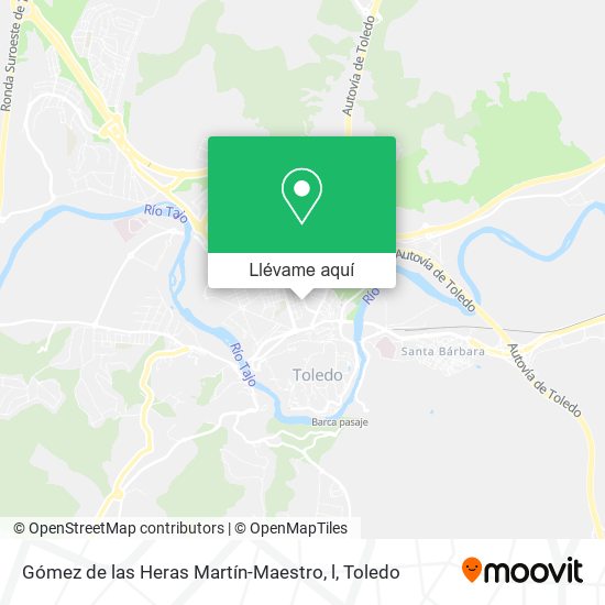 Mapa Gómez de las Heras Martín-Maestro, l