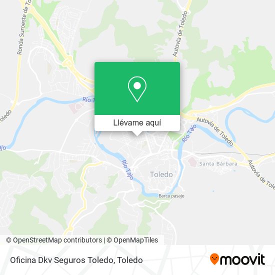 Mapa Oficina Dkv Seguros Toledo