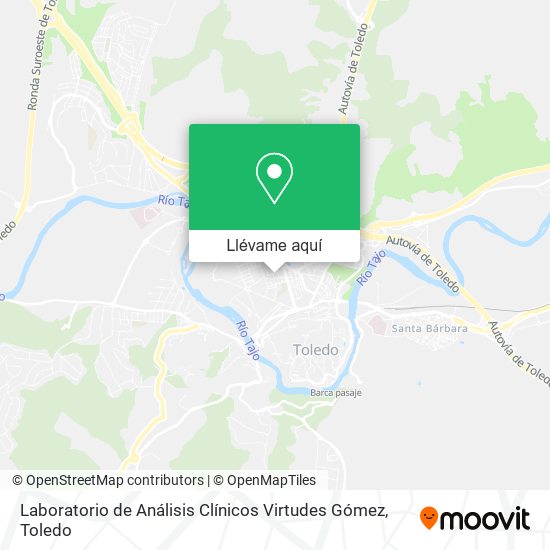 Mapa Laboratorio de Análisis Clínicos Virtudes Gómez