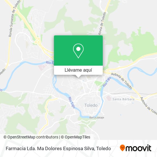 Mapa Farmacia Lda. Ma Dolores Espinosa Silva