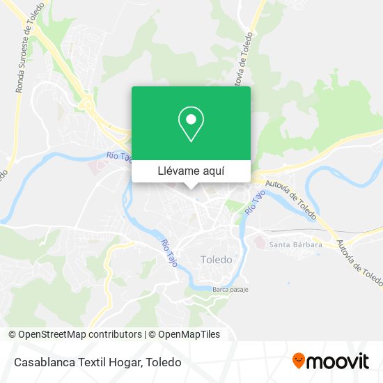 Mapa Casablanca Textil Hogar