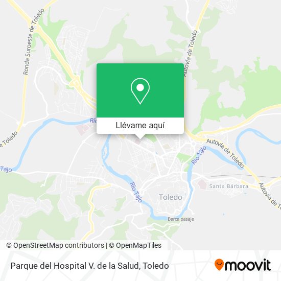 Mapa Parque del Hospital V. de la Salud