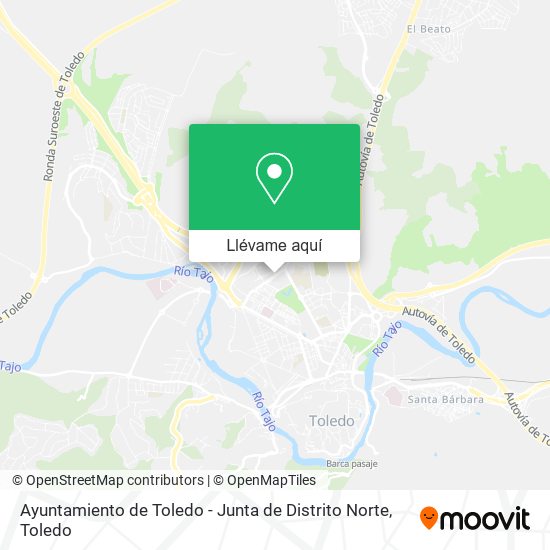 Mapa Ayuntamiento de Toledo - Junta de Distrito Norte