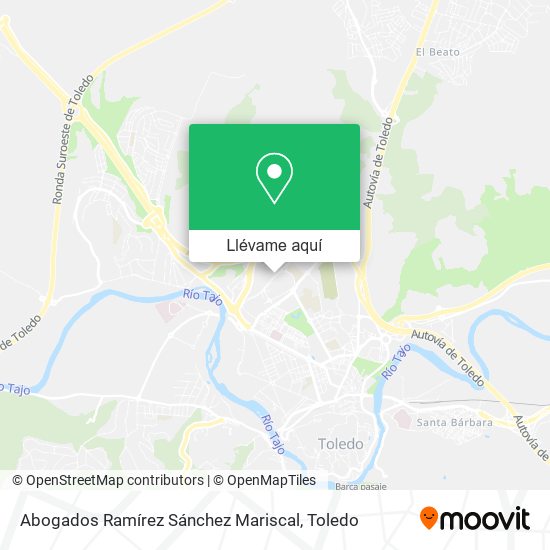 Mapa Abogados Ramírez Sánchez Mariscal