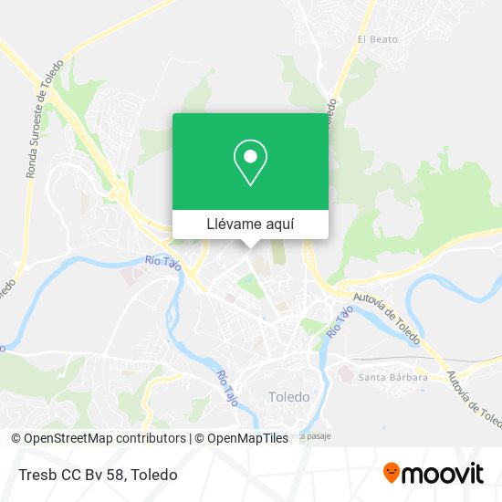 Mapa Tresb CC Bv 58