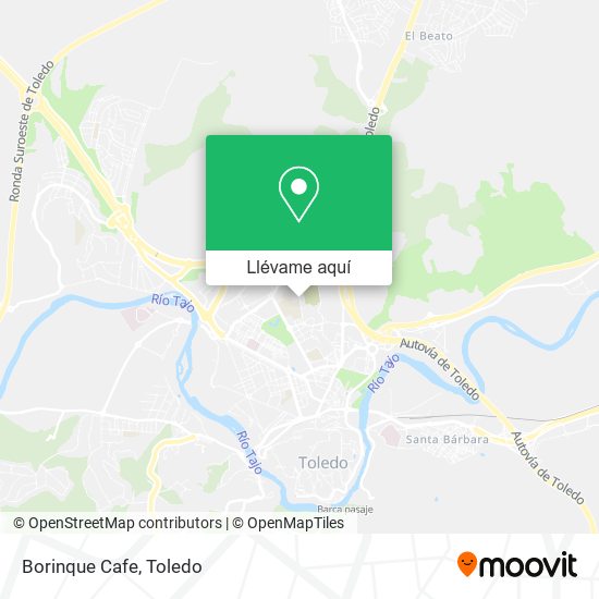 Mapa Borinque Cafe
