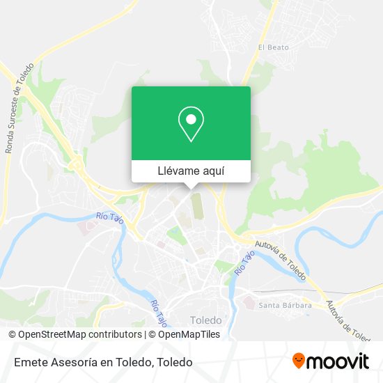 Mapa Emete Asesoría en Toledo