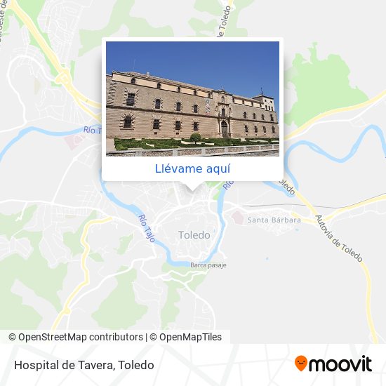 Mapa Hospital de Tavera