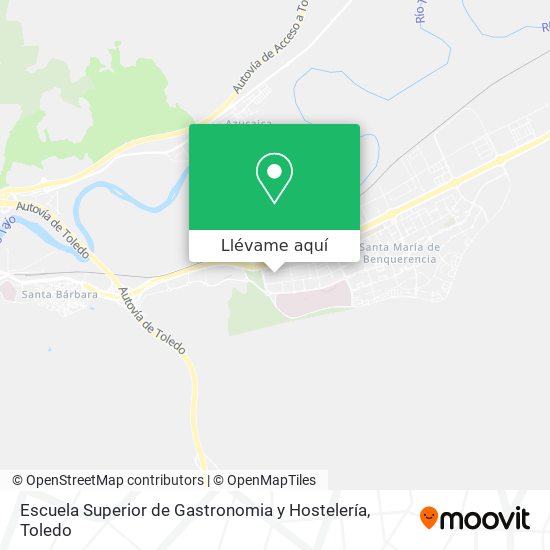 Mapa Escuela Superior de Gastronomia y Hostelería