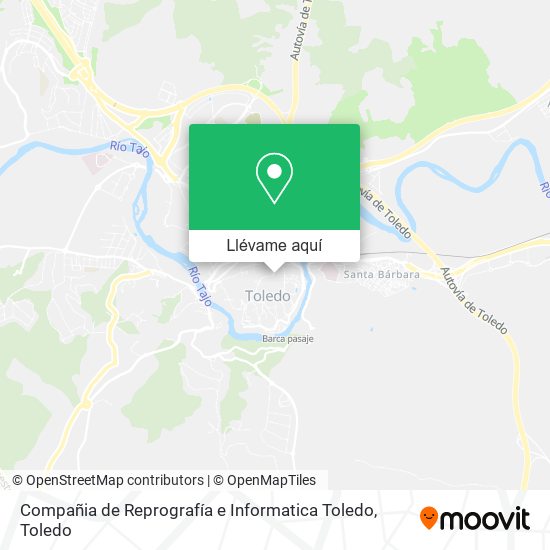 Mapa Compañia de Reprografía e Informatica Toledo