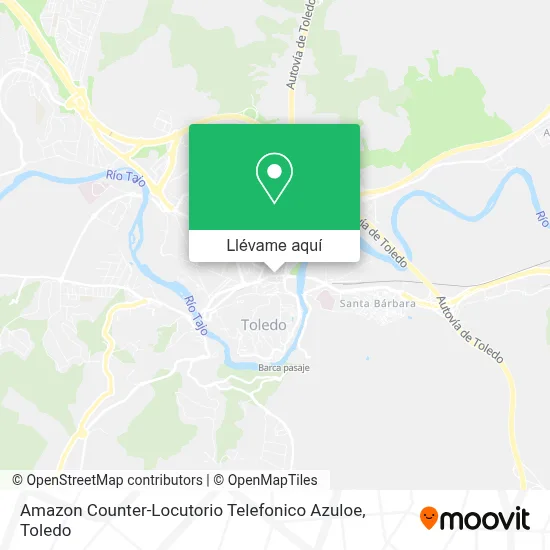 Mapa Amazon Counter-Locutorio Telefonico Azuloe