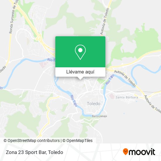 Mapa Zona 23 Sport Bar