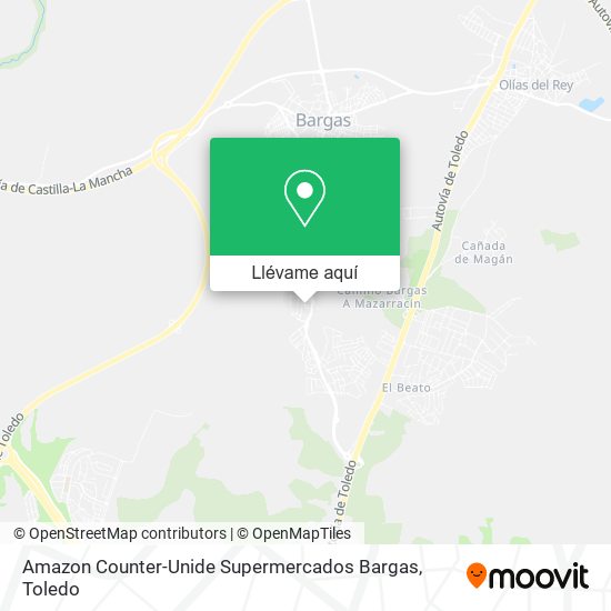 Mapa Amazon Counter-Unide Supermercados Bargas