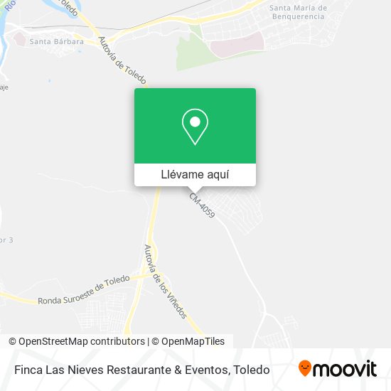 Mapa Finca Las Nieves Restaurante & Eventos
