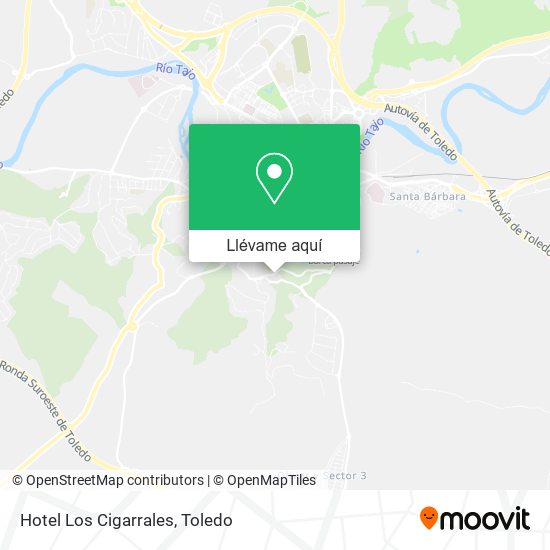 Mapa Hotel Los Cigarrales
