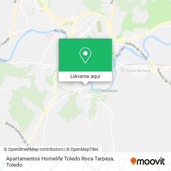 Mapa Apartamentos Homelife Toledo Roca Tarpeya