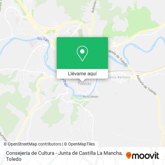Mapa Consejería de Cultura - Junta de Castilla La Mancha