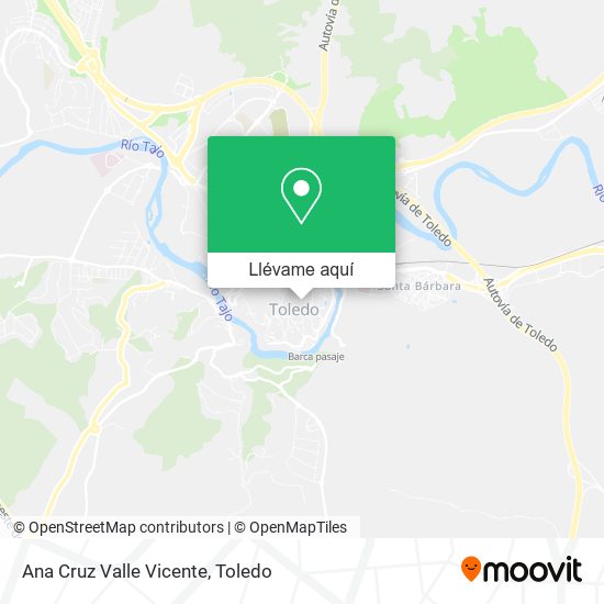 Mapa Ana Cruz Valle Vicente
