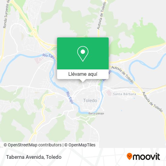 Mapa Taberna Avenida
