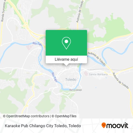 Mapa Karaoke Pub Chilango City Toledo