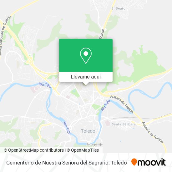 Mapa Cementerio de Nuestra Señora del Sagrario