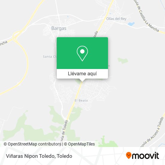 Mapa Viñaras Nipon Toledo
