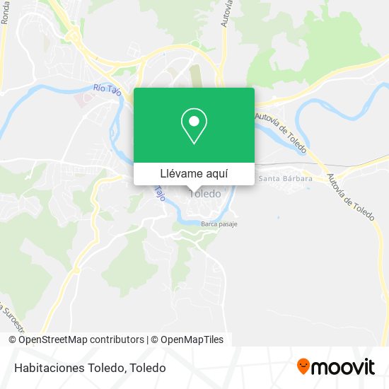 Mapa Habitaciones Toledo