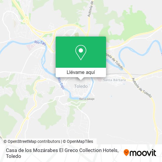 Mapa Casa de los Mozárabes El Greco Collection Hotels