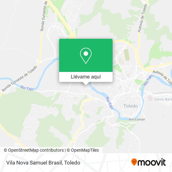 Mapa Vila Nova Samuel Brasil