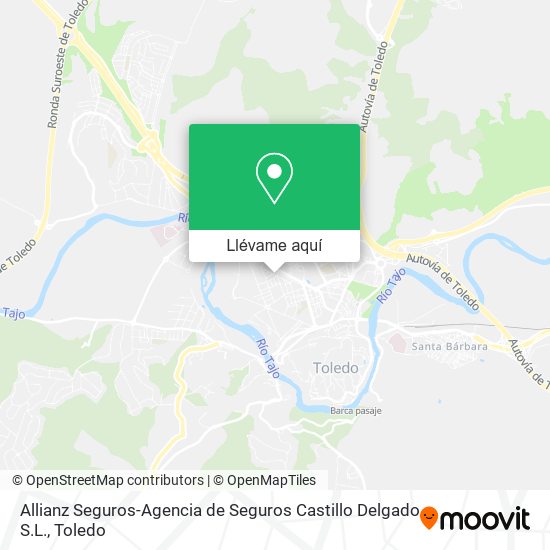 Mapa Allianz Seguros-Agencia de Seguros Castillo Delgado S.L.