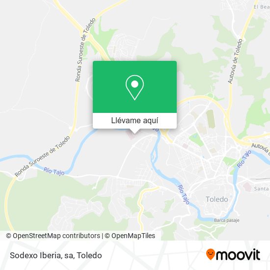 Mapa Sodexo Iberia, sa