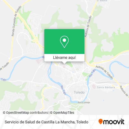 Mapa Servicio de Salud de Castilla La Mancha