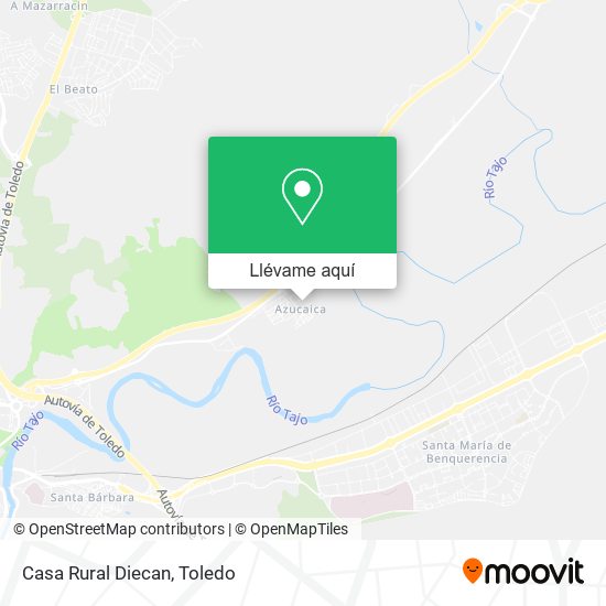 Mapa Casa Rural Diecan