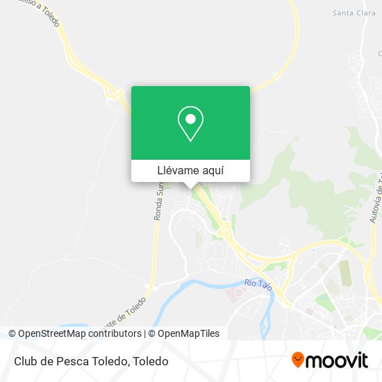 Mapa Club de Pesca Toledo
