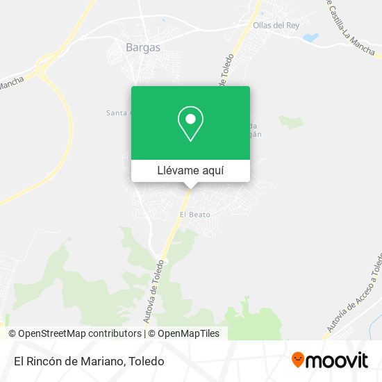 Mapa El Rincón de Mariano