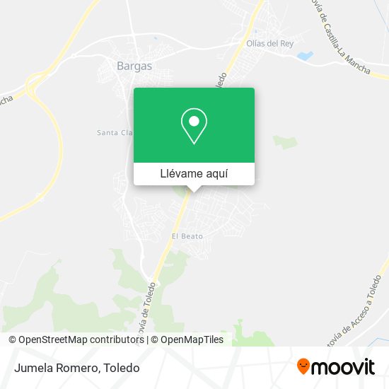 Mapa Jumela Romero