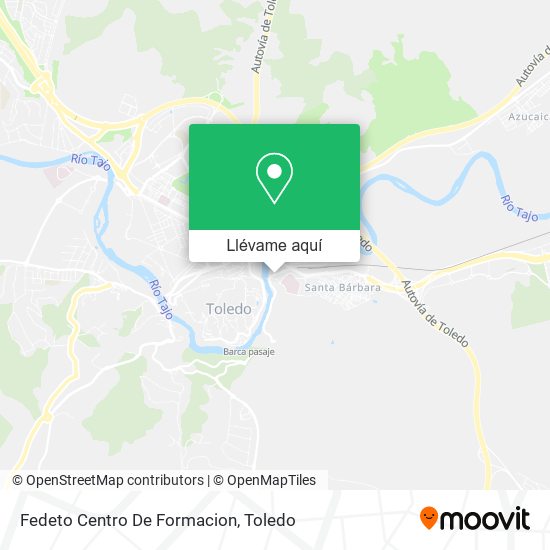 Mapa Fedeto Centro De Formacion