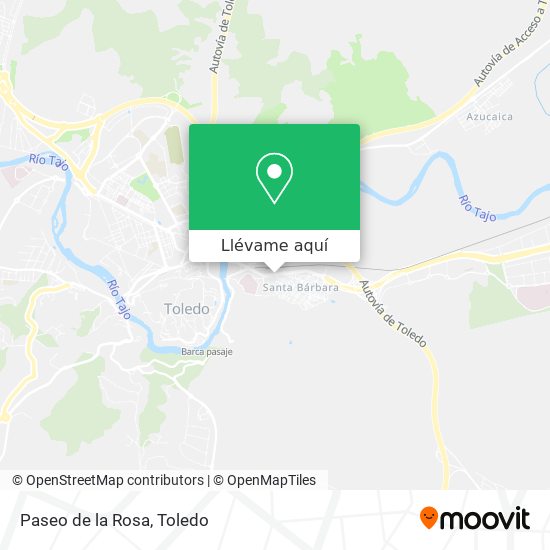 Mapa Paseo de la Rosa