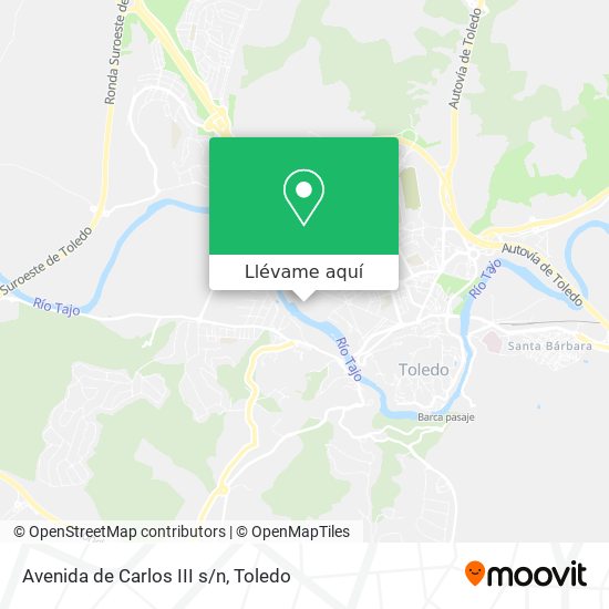 Mapa Avenida de Carlos III s/n