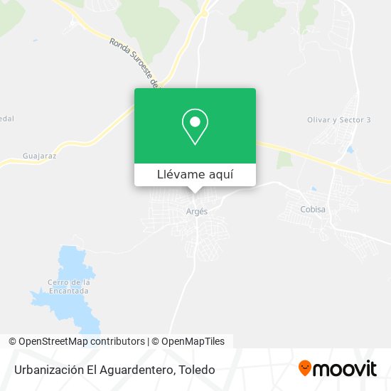 Mapa Urbanización El Aguardentero
