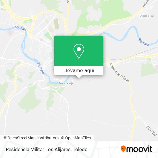 Mapa Residencia Militar Los Alijares