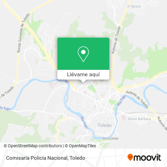 Mapa Comisaría Policía Nacional