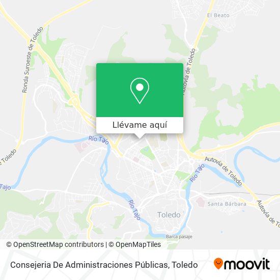 Mapa Consejeria De Administraciones Públicas