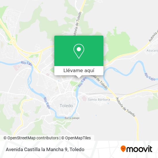 Mapa Avenida Castilla la Mancha 9